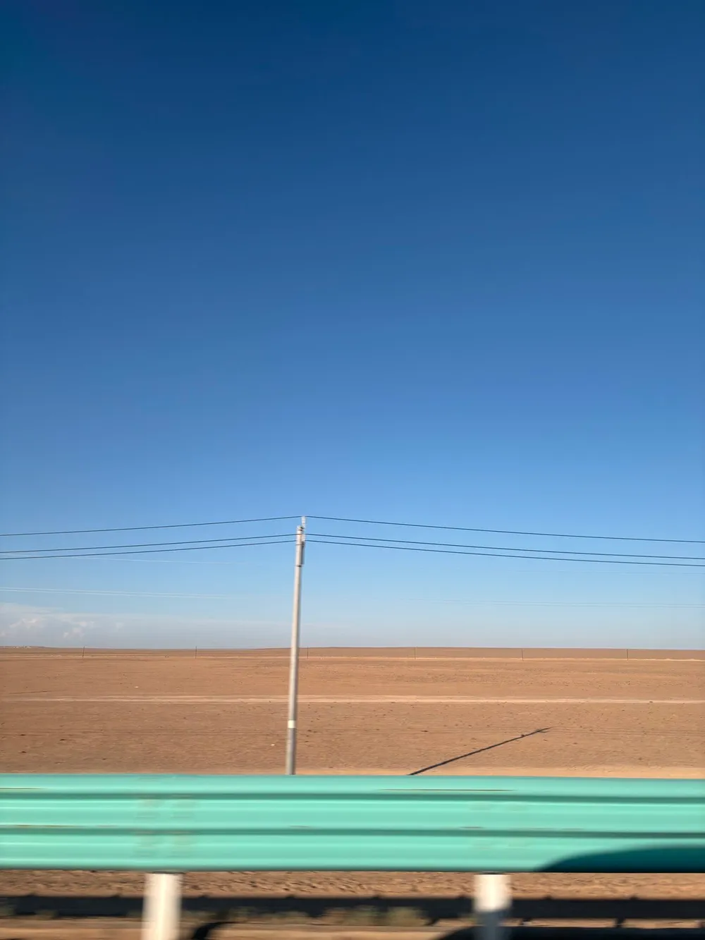On the road in northern Xinjiang